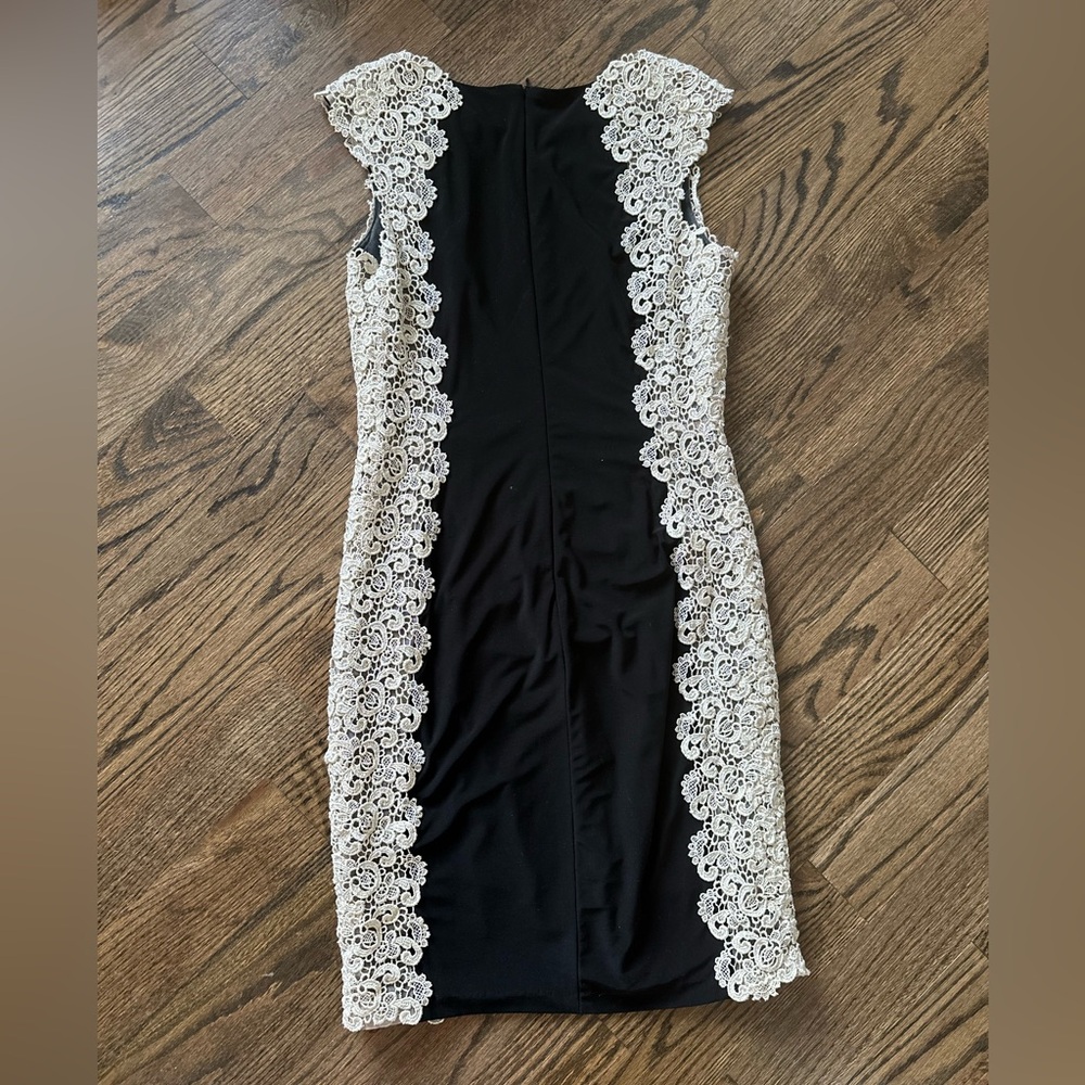 Worn Once * Black and Gold Dress